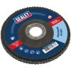 Sealey FD12540 Flap Disc Zirconium Ø125mm Ø22mm Bore 40Grit