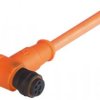 ELWIKA-K 4408 PVC 025 5 M, przewód 4x0,25mm2 z gniazdem kątowym (wciskane, SNAP-IN), izol. PVC czarna, HIRSCHMANN, 934560008, za