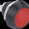 GQ12B-10RA Pushbutton,Ø 17,5/12 mm, 2A-36 VDC, red