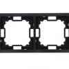 Simon Basic Ramka 2-krotna Neos IP20 czarny mat BMRC2/49