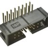 Wtyk; IDC; BH16-R; 16 torów; 2x8; kątowe 90°; 2,54mm; złocone; przewlekany (THT); Oupin; RoHS
