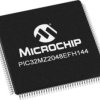 Mikrokontroler Microchip PIC32MZ TQFP 144-pinowy Montaż powierzchniowy PIC 2 MB 32bit CAN:2 252MHz RAM:512 kB
