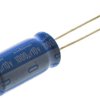 Kondensator 1000μF 10V dc Radialny, Otwór przelotowy Nichicon roztaw: 5mm 10 (Dia.) x 20mm