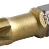Końcówka bit 1/4” - blister PZ2x25mm titanium (2szt) STALCO PERFECT S-66400