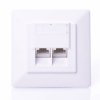 GNIAZDO PODTYNKOWE 2xRJ45 FTP KAT.5E 80x80mm D-LAN
