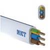 Przewód YDY żo 3x1,5 mm2 EM Plus QADDY (450/750V) instalacyjny okrągły biały NYM-J (bębnowy) 172171005Q0550 NKT