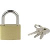 Brüder Mannesmann M 413-25 Padlock 25mm Brass Gold Yellow Keyed Different