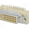 Złącze Dvi-I Gniazdo Microcross Dvi Pin 29 Złocony Tht 74320-1000