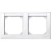 MERTEN M-SMART Ramka 2 podwójna pozioma z polem opisowym biały polarny MTN471219 SCHNEIDER ELECTRIC