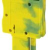 Plug, spring balancer connection, 0.08-4.0 mm², 1 pole, 24 A, 6 kV, yellow/green, 3043129