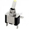 Przeł. hebel. 2-poz. ON-OFF 20A podśw.Y 12V