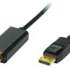 KAB136.02WDWH Kabel DisplayPort wtyk- HDMI wtyk 1.8m