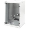 Wall enclosure, 19", 9 U, (H x W x D) 464 x 312 x 300 mm, IP20, sheet steel, light gray, DN-10-09U
