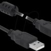 84888 Delock Cable USB 2.0 Type-A male > USB 2.0 Type-A male 0.5 m bla
