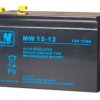 MWP 12-12 akumulator żelowy AGM 12V / 12Ah