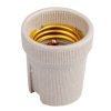 Oprawka do żarówek gniazdo E27 duży gwint ceramiczna HLDR-E27 02160