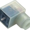 Valve connector, DIN shape A, 3 pole + PE, 24 V, 0.34-1.5 mm², 43 1732 145 04