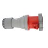 Gniazdo Przenośne 125A 5P 400V Czerwone Ip67 Power Twist 245-6
