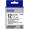 Epson C53S654016 Label Cartridge Strong Adhesive LK-4WBW Black/White 12mm (9m)