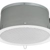 Głośnik sufitowy w metalowej obudowie przeciwogniowej, certyfikat EN 54-24 100V PA EDL-250C/WS