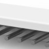 Pin header, 7 pole, pitch 3.96 mm, straight, natural, 640388-7