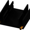 Extruded heatsink, (L x W x H) 30 x 29 x 12 mm, 12.4 K/W, black anodized, 10019317