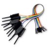 Logic analyzer hook clips for Saleae-hook wire leads, 10 pcs