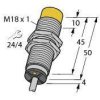 Turck Czujnik indukcyjny nie podtynkowy NPN, zamknięty NI12U-M18-AN6X