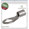 Quadrios 23C502 Ring Terminal 2.5mm² 5.3mm Ø 100 pcs Non-Insulated