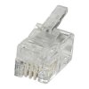 econ connect MPL64 Modular Plug 6P4C straight clear 1pc