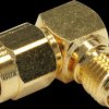 100024792 SMA connector male/female, angled, gold-plated