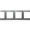 SZAFIR Ramka 4 poczwórna do łączników IP-44 srebro RH-4Z/18 OSPEL