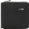 Pacsafe Portfel RFIDsafe Zip Around Wallet (S x W x G) 11 x 10 x 2 cm czarny 11050130