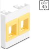 81584 Easy 45 Module 2x Keystone Holders 45 x 45 mm