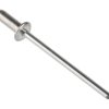 Nit średnica 3.2mm , materiał: Aluminium, jednostronnie zamknięty średnica otworu 3.4mm długość 8mm Łeb kopułkowy