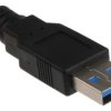 Kabel USB Złącze A USB A Złącze B USB B dł. 3m Przewód USB USB 3.0 kolor: Czarny
