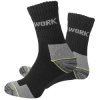 L+D 25774-43-46 Work Socks Size 43-46 3 Pair Padding Stretchable