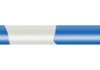 PVC-switching strand, highly flexible, LiYv, 0.14 mm², 18 x 0.1 mm, blue/white, outer Ø 1.1 mm, BYB-5-92F539