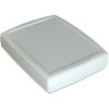 ABS handheld enclosure, (L x W x H) 184.4 x 144.15 x 38.35 mm, white, IP65, BYB-3-90H0040