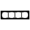 DECO Ramka uniwersalna poczwórna CZARNA 12DR-4