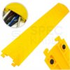 Najazd kablowy Próg ochronny poliuretanowy TPU osłona kabli 1 kanał (do 500kg na oś) żółty 91,4cm NEKU