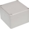 ABS enclosure, (L x W x H) 81.85 x 79.9 x 55 mm, light gray, IP65, 4U63080806017
