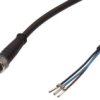 Kabel Konfekcjonowany Jednostrony Złącze M8 Żeńskie 3-Pinowe Prosty Wolny...