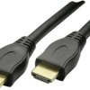Schwaiger HDMI kabel Wtyczka HDMI-A, Wtyczka HDMI-A 2.00 m czarny HDM0200043 4K UHD, styki pozłacane Kabel HDMI