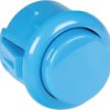 Pushbutton switch, blue, unlit , 12 V, mounting Ø 23.5 mm, BUTTON-BLUE-MICRO