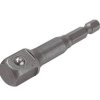 Wolfcraft 2415000 Adapter gniazda 1/2 cal Końcówka wkrętaka 1/4
