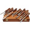 Faithfull FAIWCSET12F Wood Carving Chisels Set in Case, 12 Piece