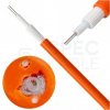 Kabel światłowodowy DAC 2 włókna SM 9/125 G.657.A1 zewnętrzny ziemny pomarańczowy FIXNET