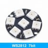 LED RGB 2812 MATRYCA PIERŚCIEŃ 7 DIOD ADRESOWALNYCH (ARD-LED-WS2812-07)