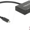 87696 Mini DisplayPort 1.2 splitter, 1x mini DisplayPort > 2x HDMI